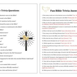 Bible trivia verse games fun quiz questions kids study words family printable answers missing word puzzles youth lessons facts just