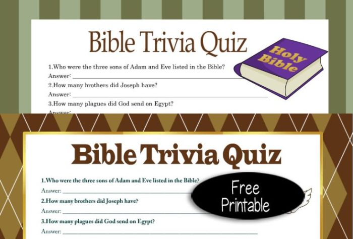 Bible trivia fill in the blanks