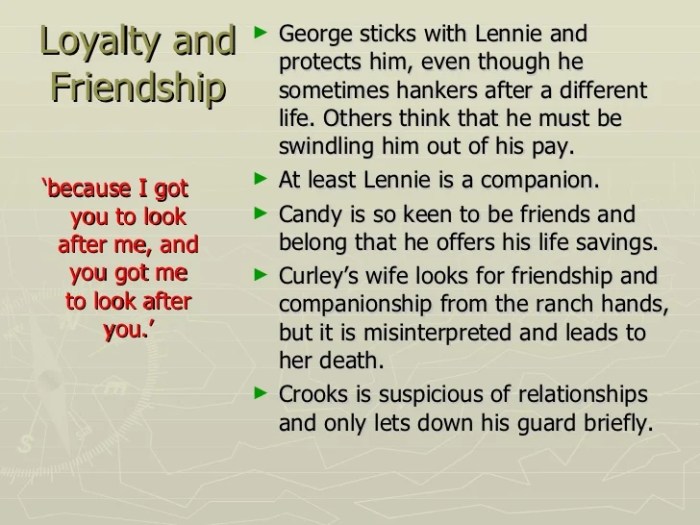 George and lennie friendship quotes